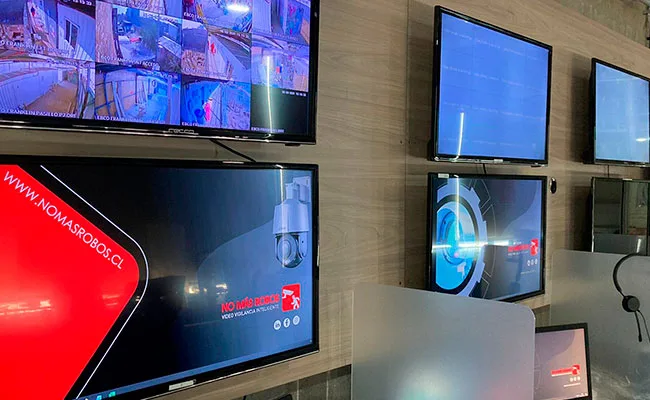 Sistema de videovigilancia para empresas con cámaras CCTV monitoreadas 24/7 en Chile